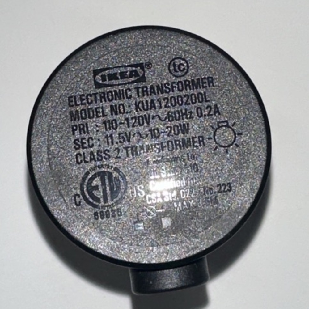 Ikea Hopen 501.193.70 10W Under Inside CABINET LIGHT Wardrobe Spotlight Low Volt - Picture 8 of 13